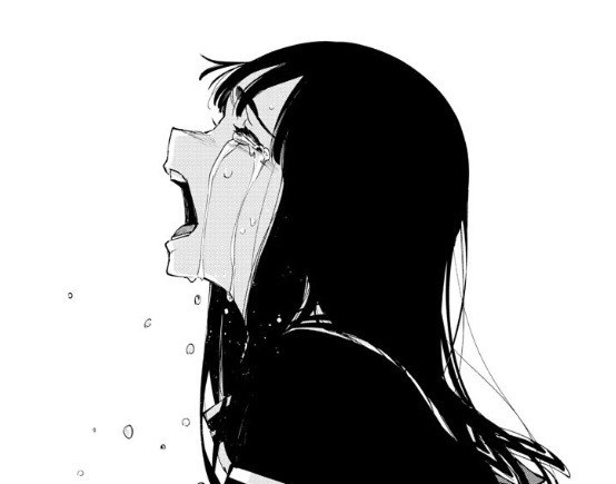 AI Generated Plantilla de meme de la chica de anime llorando