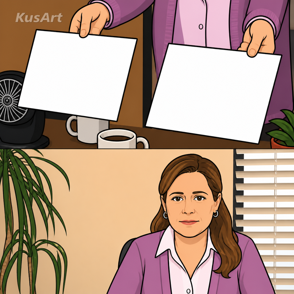 Meme «son la misma foto» con un nuevo estilo de dibujo plano y limpio