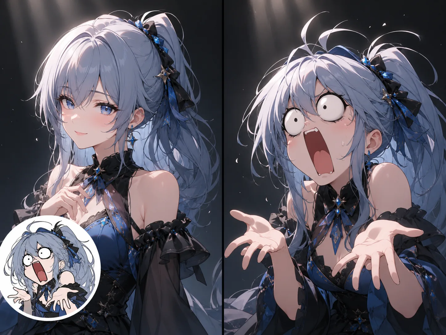 Confused reaction meme template style for character meme transformation