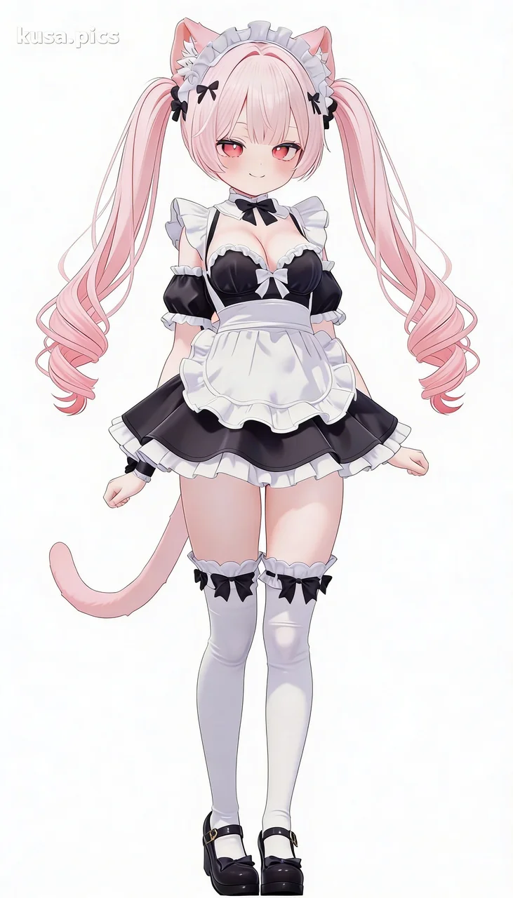 AI character editor hairstyle change - twintails