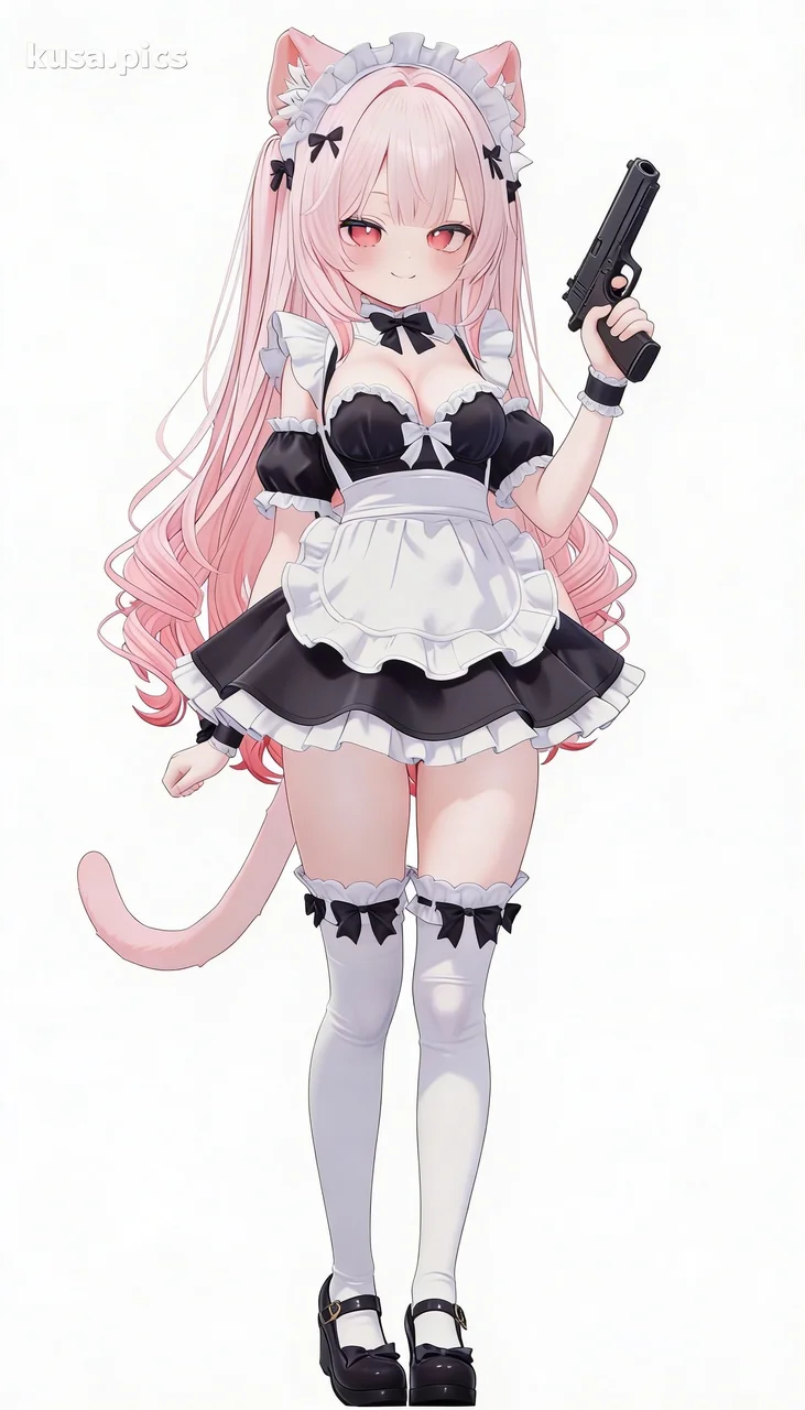 AI character editor pose change - holding gun