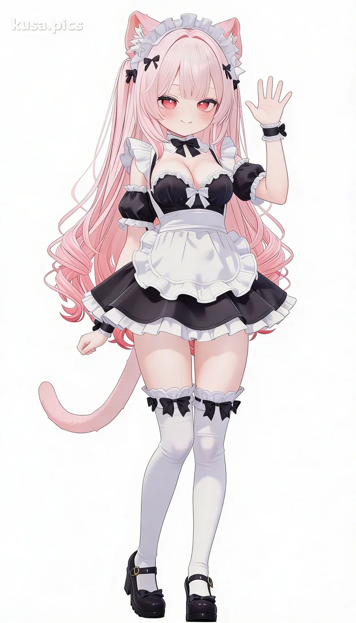 AI character editor pose change - waving hand