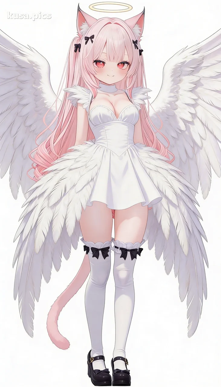 AI character editor race swap - angel transformation