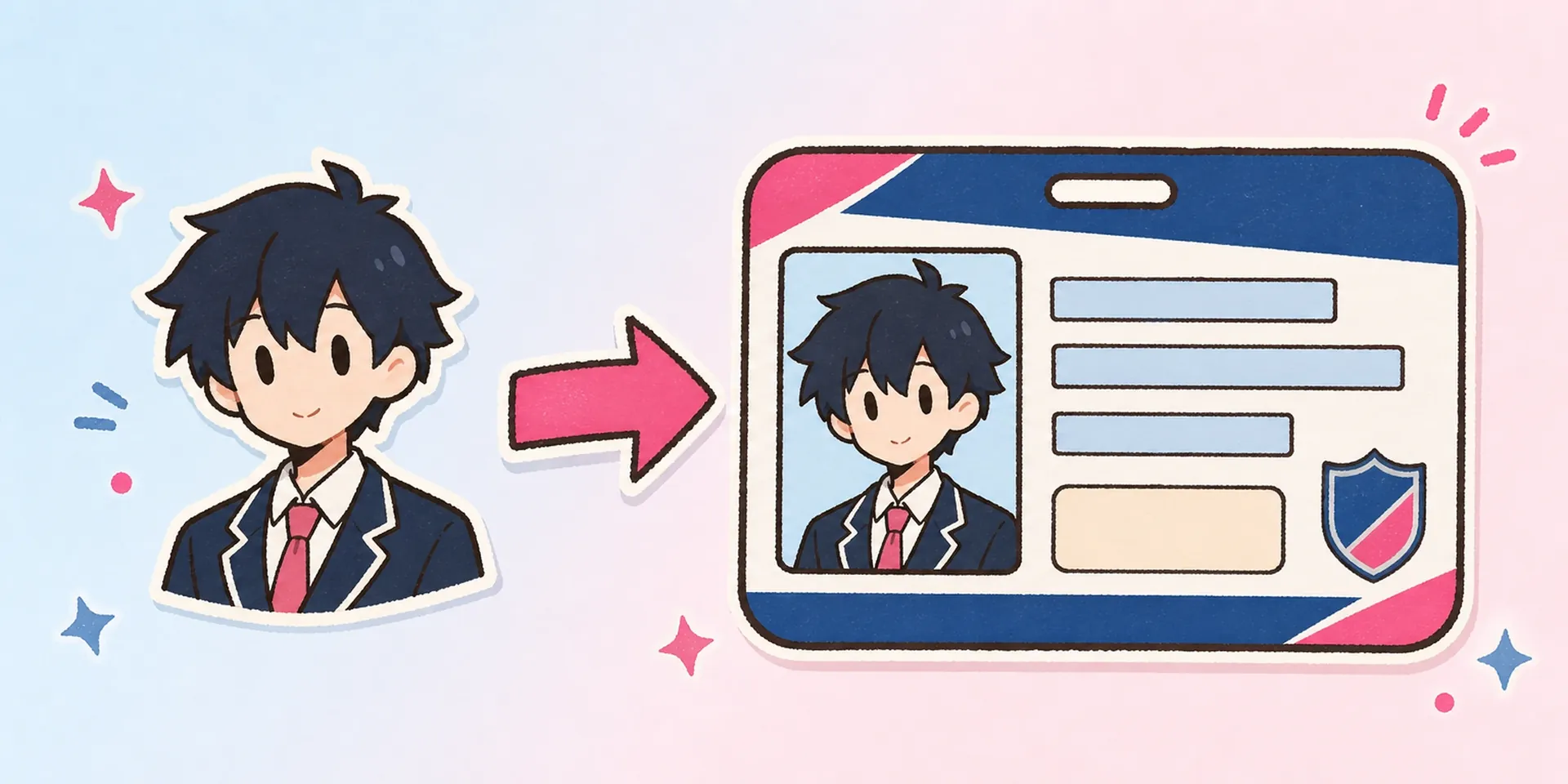 AI Creador de Carnet Estudiantil Anime