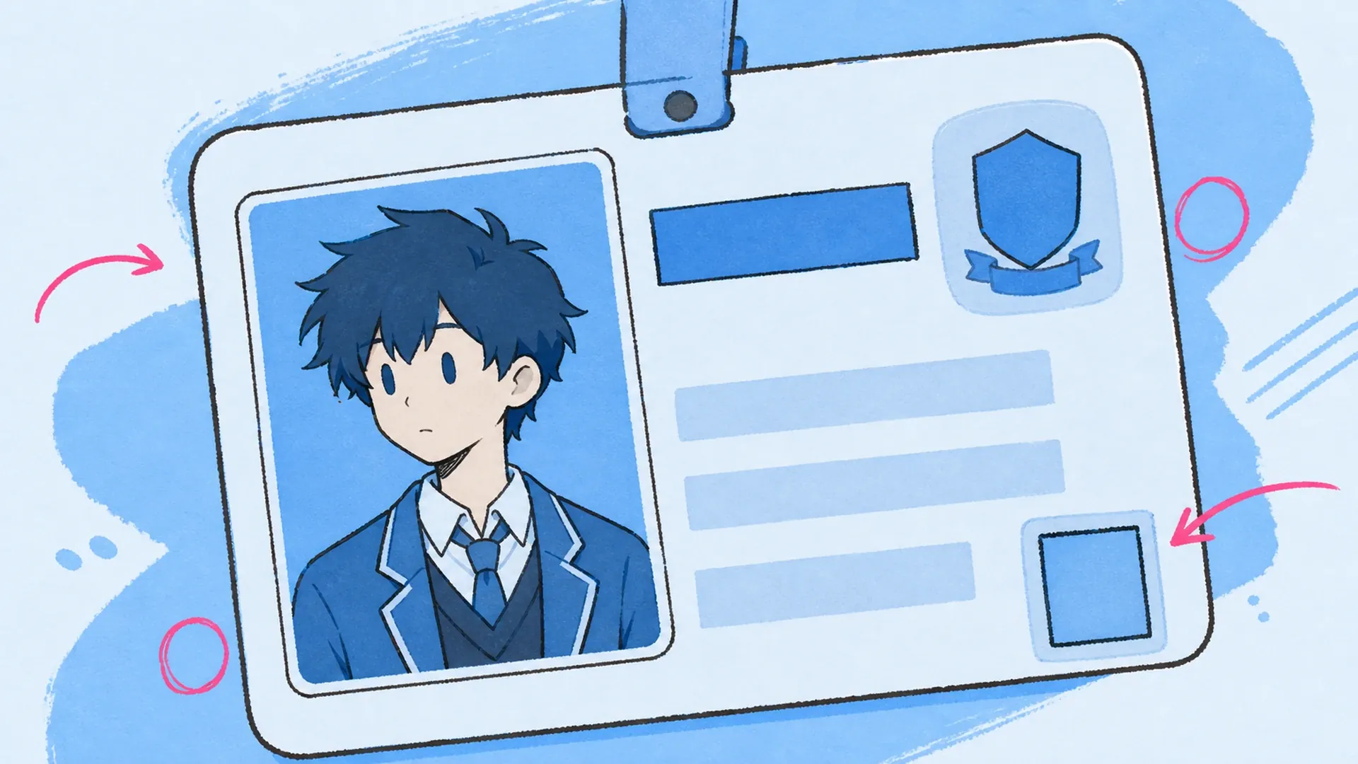 Tarjeta de gremio y club - AI Creador de Carnet Estudiantil Anime