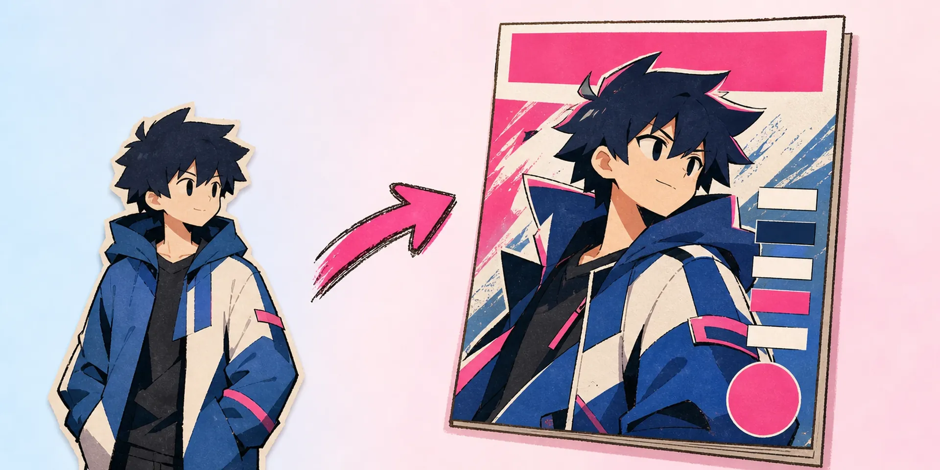 AI Creador de Portadas de Revista Anime