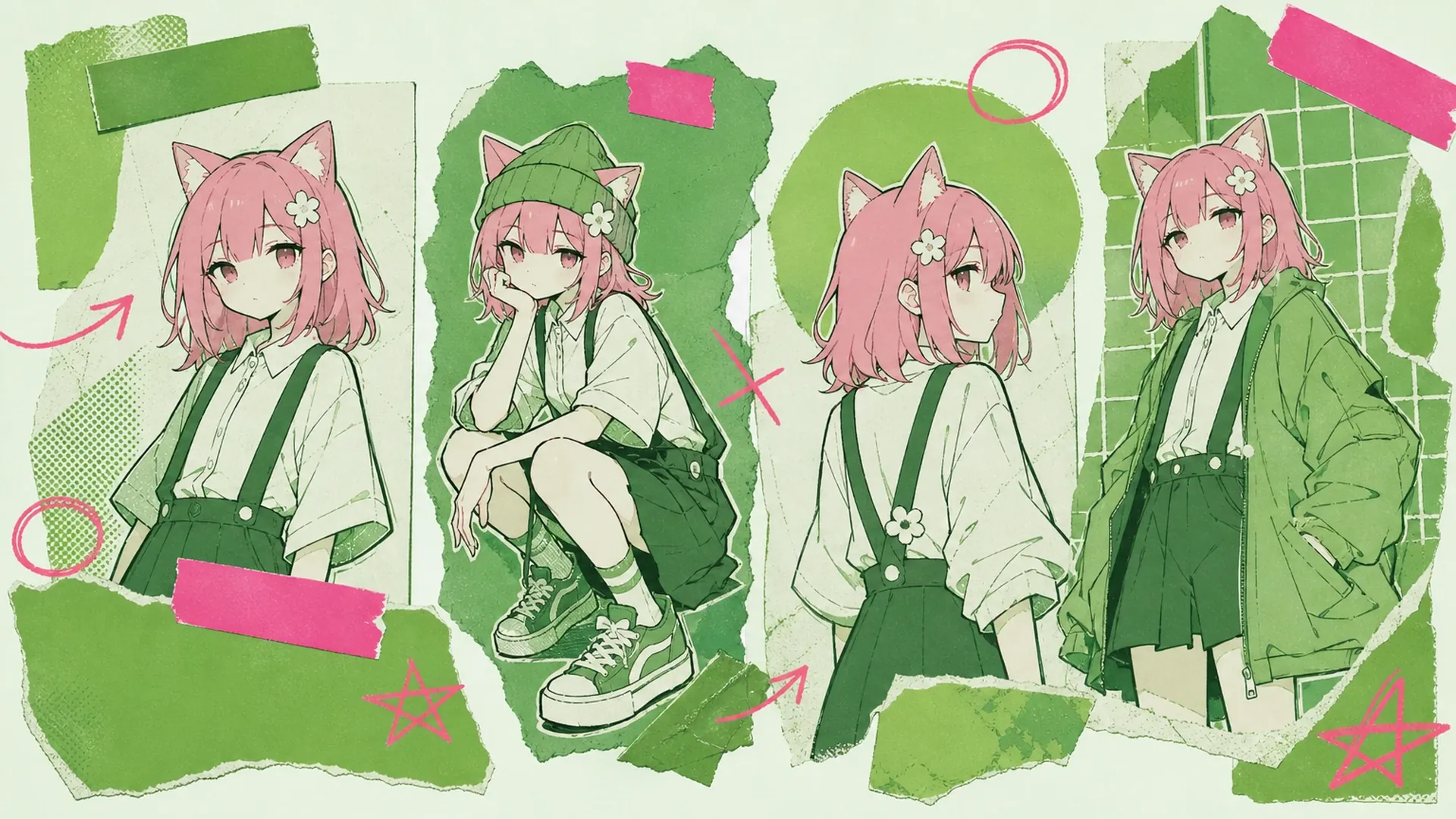 Layout von Hand killt den Vibe - AI Manga Streetwear Fanzine-Poster-Generator