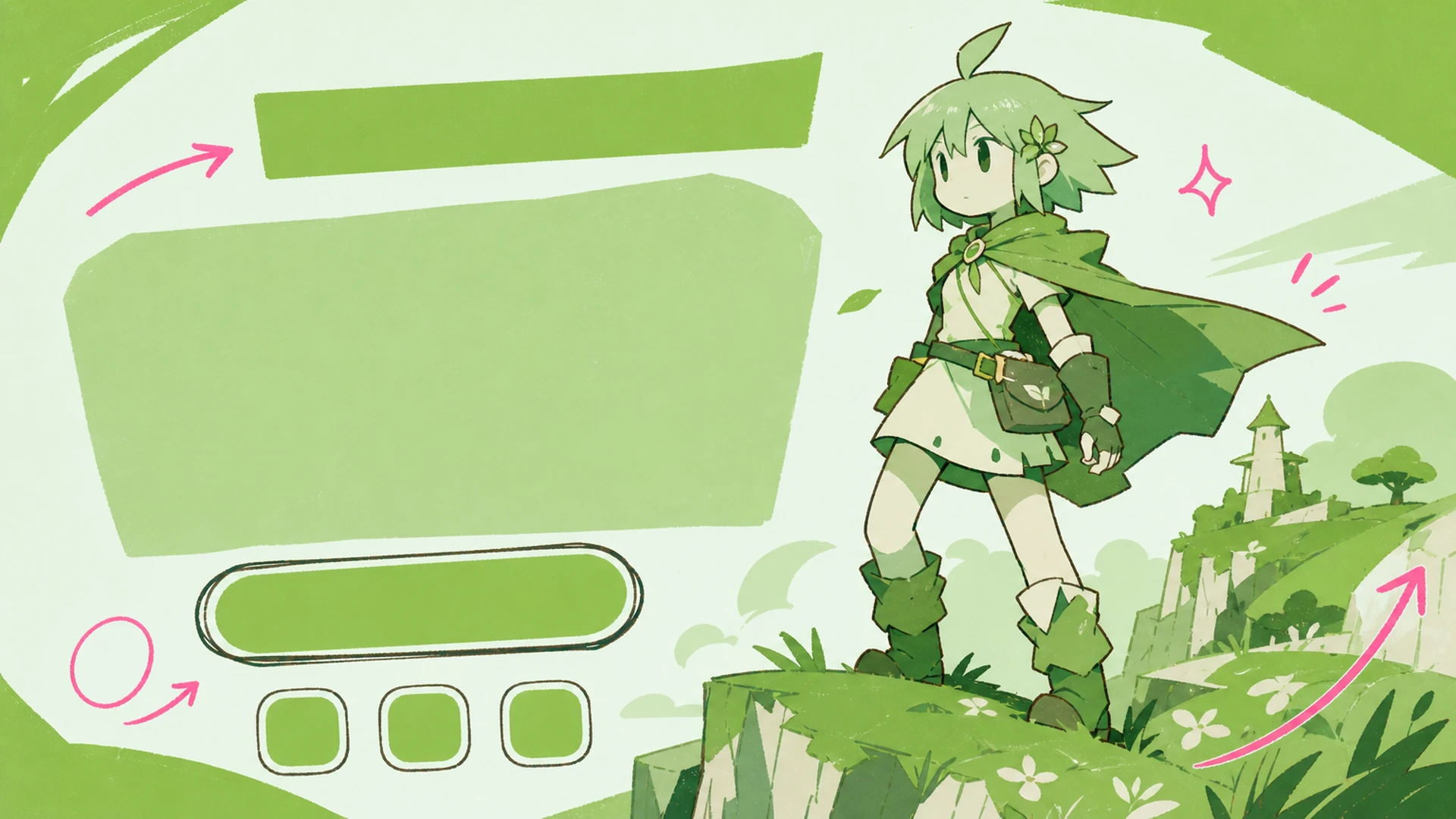 Splash de debut de VTuber - AI Generador de Página de Destino para Juegos Gacha