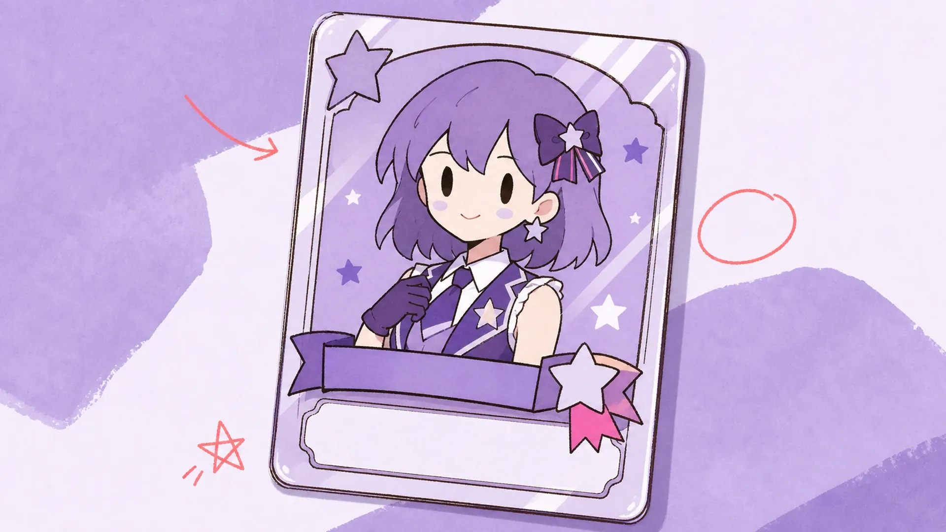 Tarjeta de identidad de OC musical - AI Creador de Carnet de Personaje Idol