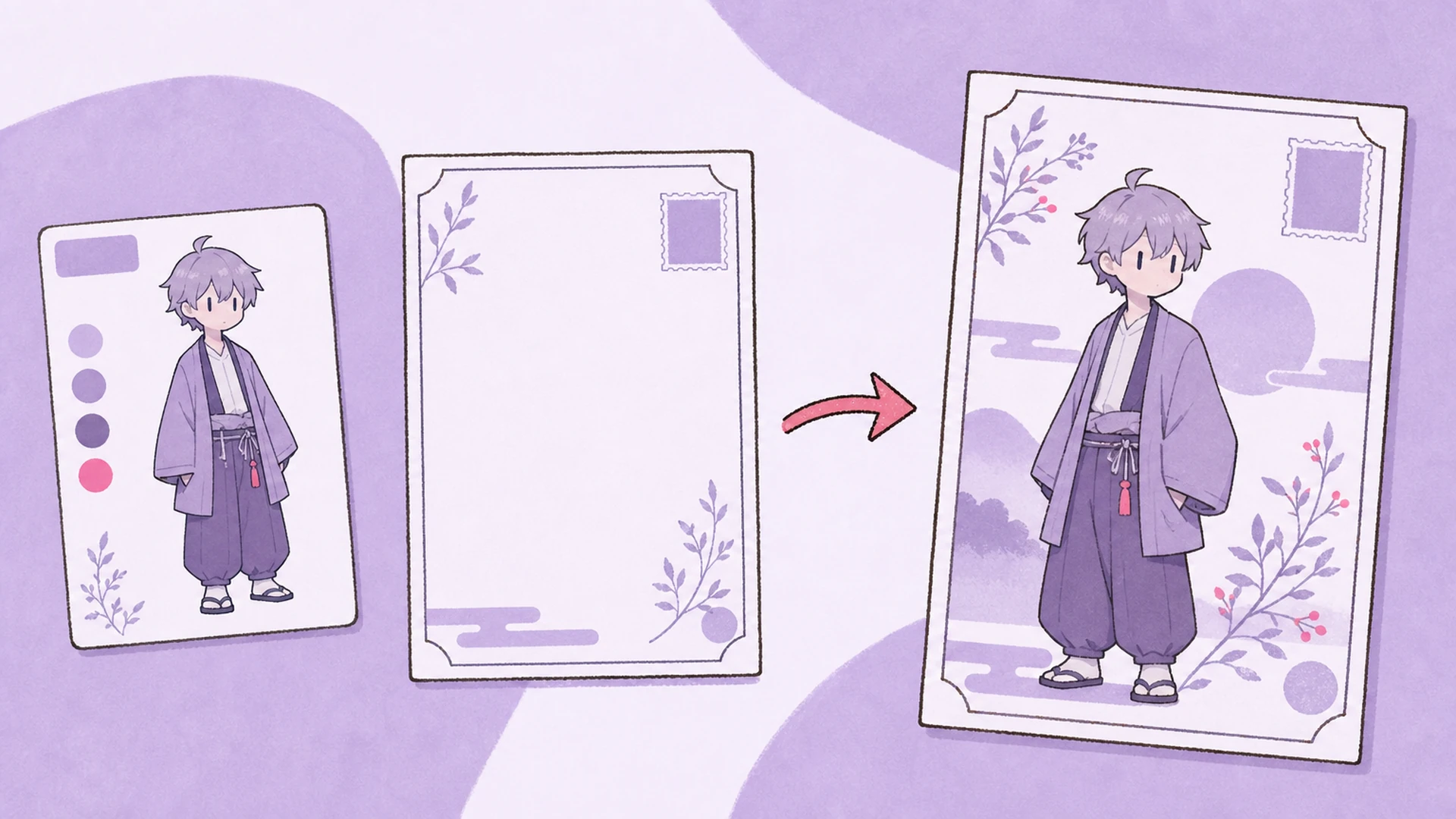 Qué hace que una postal sea wafu - AI Creador de Postales Japonesas Tradicionales