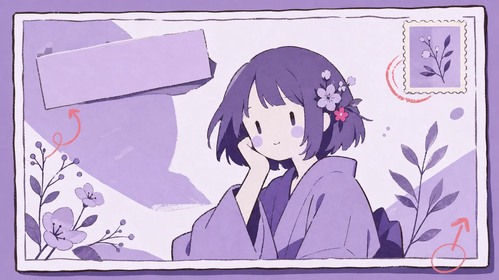 Saludo para la comunidad de fans - AI Creador de Postales Japonesas Tradicionales