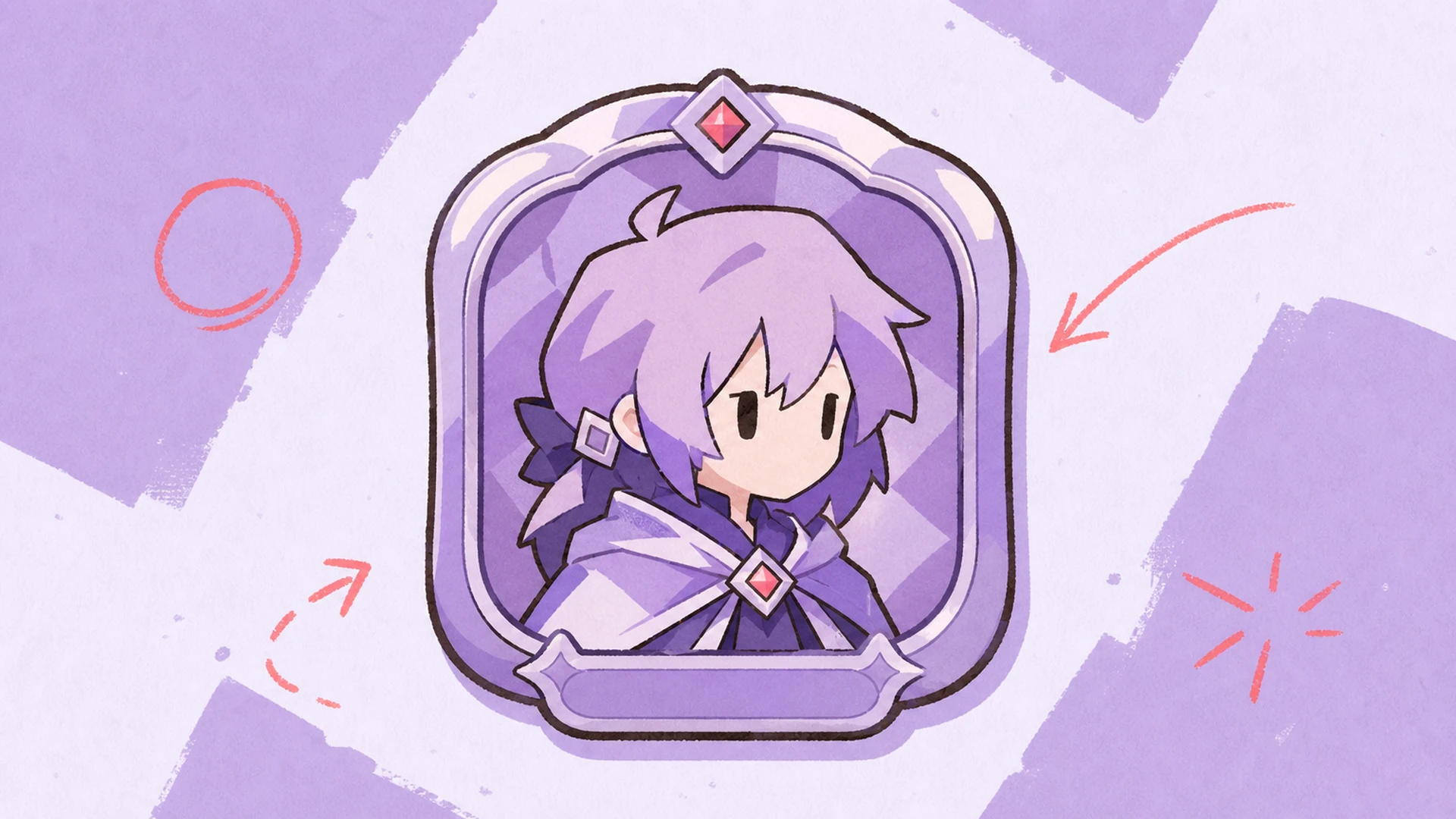 Insignia de escaparate de personaje - AI Creador de Insignias de Personaje para Juegos Móviles