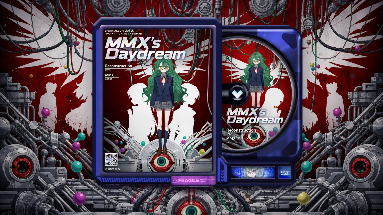 Y2K Vinyl Cover Maker AI Y2K Anime Album Cover Maker result — After