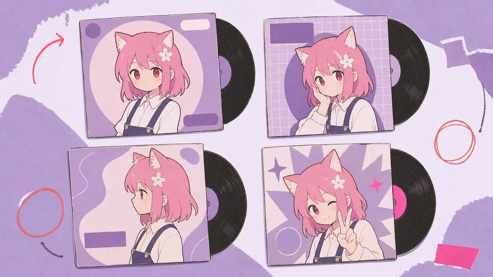 Warum Vinyl die leere Leinwand schlägt - AI Y2K Anime-Albumcover-Generator